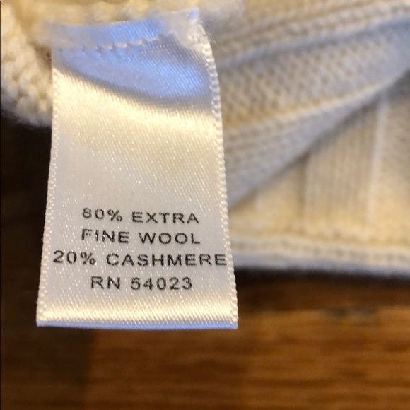 Wool/Cashmere Blend 3/4 Big Sleeve Sweater - Picture 3 of 5